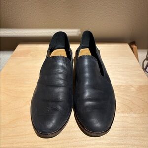 Lucky Brand Black Soft Leather Women’s Loafers, Size 10 (42)